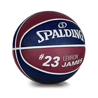 斯伯丁83-349Y詹姆斯签名款篮球