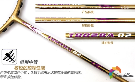 艾迪寶TBO-28A02羽拍細節深度解析圖3