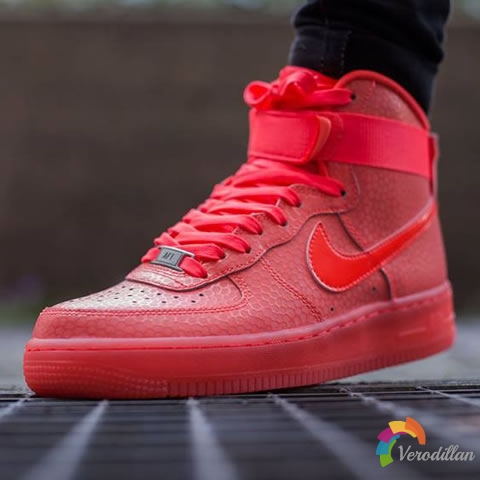 Nike Air Force 1 High Premium Hot Lava发售简评