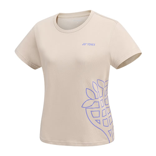 尤尼克斯16674CR女子羽毛球T恤图1