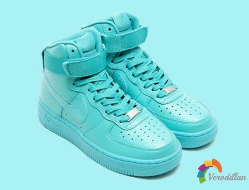 Tiffany配色:Nike WMNS Air Force 1 High PRM发布简评