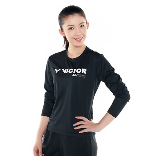 胜利T-86100女子羽毛球长袖T恤图5