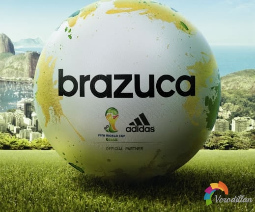 阿迪达斯推出2014巴西世界杯用球BRAZUCA