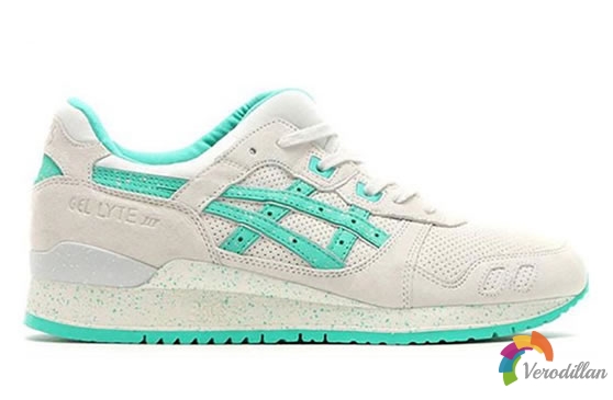 ASICS Gel Lyte III Aqua Green配色,浓郁春日气息