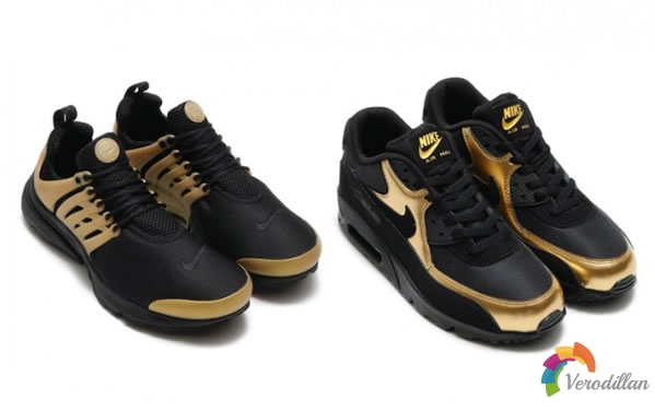 别样穿搭视感:Nike推出Metallic Gold系列鞋款