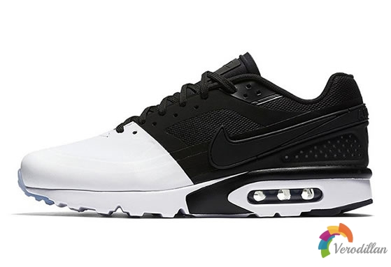 Nike Air Max BW Ultra,黑白双色拼接