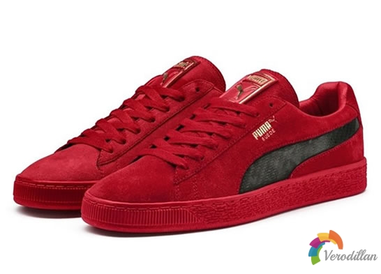 PUMA携手Farrari推出联名款SUEDE鞋款