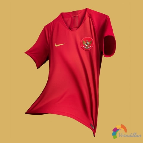 印度尼西亚国家队2018赛季主客场球衣,以金翅鸟为灵感图1