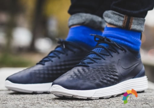 袜套新选:NIKE LUNAR MAGISTA II FLYKNIT COLLEGE NAVY新色登场