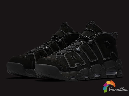 低调反光:NIKE AIR MORE UPTEMPO BLACK REFLECTIVE新色发布