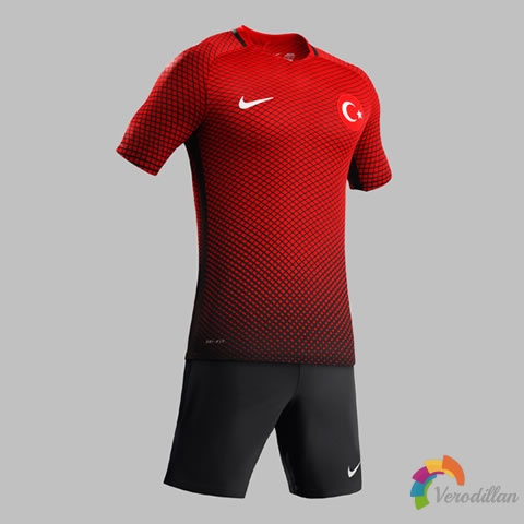土耳其国家队2016欧洲杯主客场球衣设计曝光图1