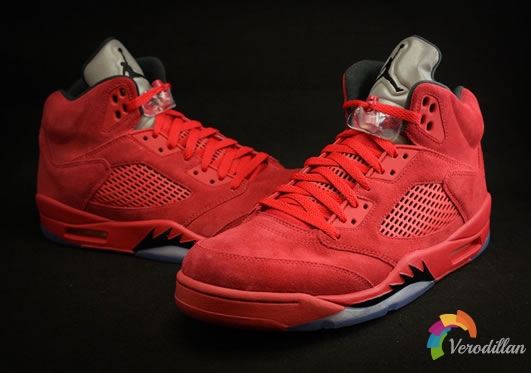 发狂红牛:AIR JORDAN 5 RED SUEDE新色霸气外露