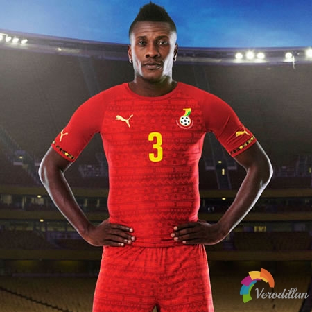 黑星之师:加纳国家队2014世界杯主客场球衣图2