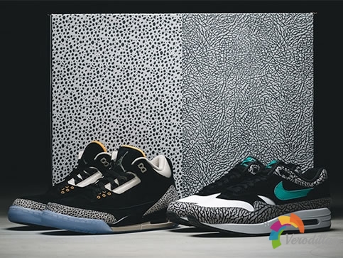 atmos AIR MAX 1 x JORDAN III PACK,经典融合再造新风格