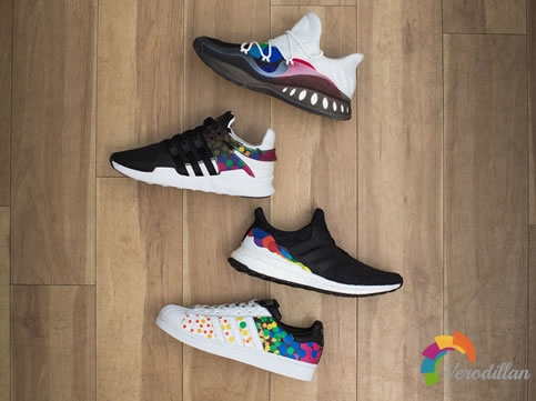 adidas最新Pride鞋款系列,以彩虹旗为设计灵感
