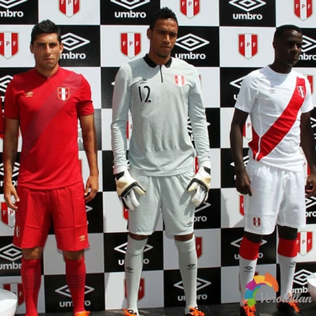 秘鲁国家队携手茵宝推出2014/15赛季主客场球衣图1