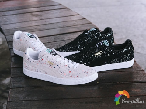 PUMA SUEDE CLASSIC ALLOVER SPLATTER,经典鞋款泼漆新妆