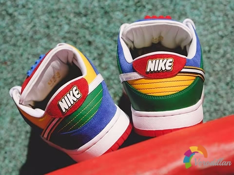 鸳鸯设计拼接:乐高 x Nike SB联名板鞋图2