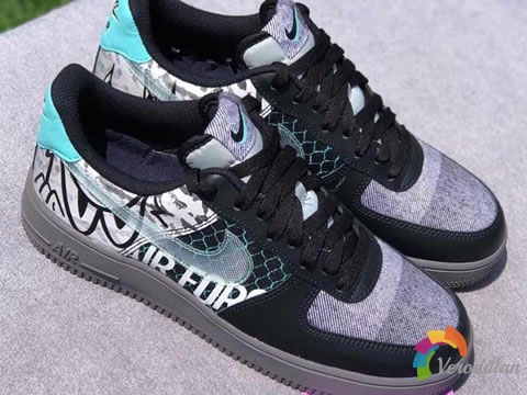 夸張涂鴉設計:耐克Air Force 1新款曝光圖1
