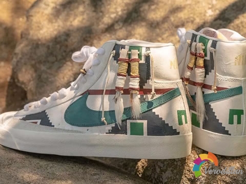 浓浓异域风情:Nike Blazer Mid Ryan Hurd定制款图1