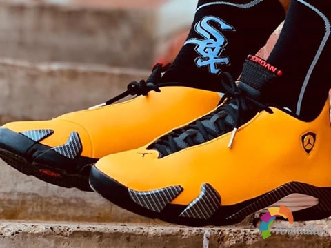浓郁黄色超跑气息:Air Jordan 14新款登陆图2