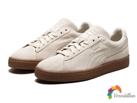 极简桦木配色:Puma SUEDE Classic Natural休闲鞋