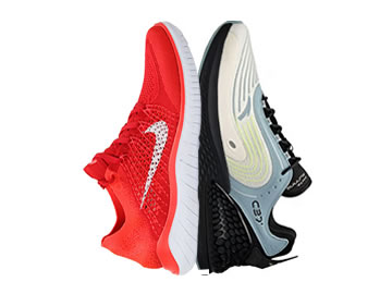 耐克free rn flyknit和安踏c37+哪个好,怎么选(对比测评)