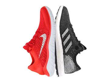 耐克free rn flyknit和阿迪达斯pureboost哪个好,怎么选(对比测评)