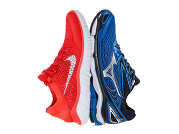 耐克free rn flyknit和美津浓wave inspire 13哪个好,怎么选(对比测评)