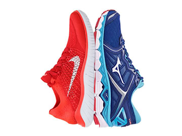 耐克free rn flyknit和美津浓wave sky哪个好,怎么选(对比测评)